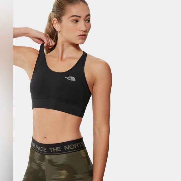 NWT The North Face Training Bounce B Gone High Support Sports Bra In Black - Picture 8 of 8